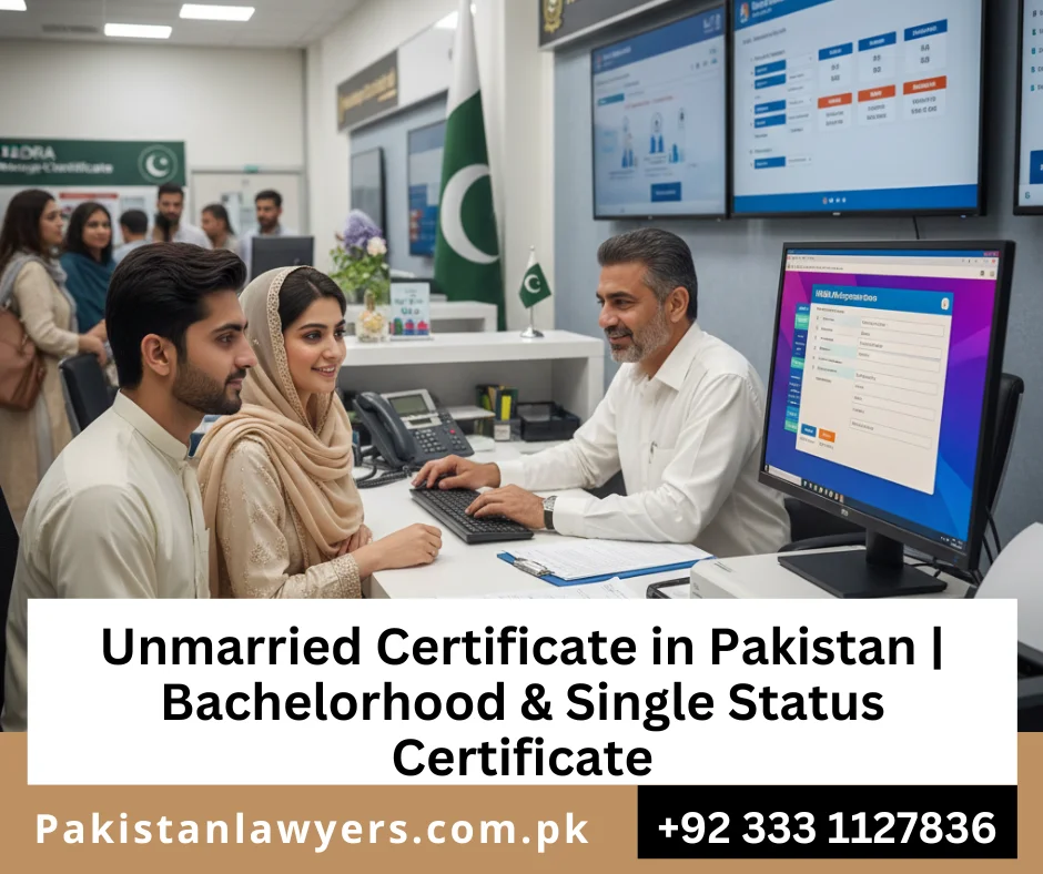 Union Council unmarried certificate Pakistan